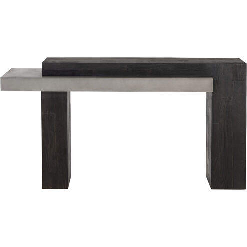 Herriot 56.25 X 29.5 inch Dark Brown / Grey Outdoor Console Table